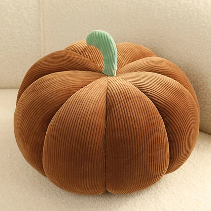 Large Halloween Pumpkin Plush Pillow – Soft Stuffed Pumpkin for Holiday & Seasonal Home Décor