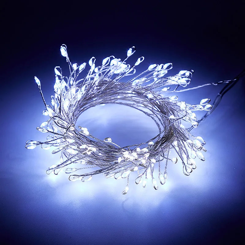 Firecracker Fairy Lights with Remote | Warm White USB String Lights for Winter & Christmas Decorating (3–9 m)