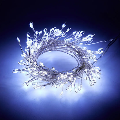 Firecracker Fairy Lights with Remote | Warm White USB String Lights for Winter & Christmas Decorating (3–9 m)