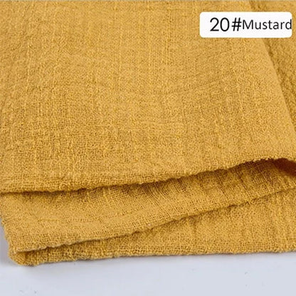 Rustic Cotton Gauze Tablecloth & Napkin Set – Autumn Dining